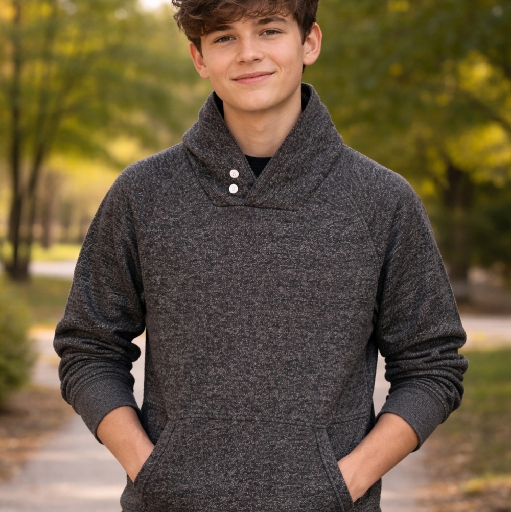 On Running Charcoal Turtleneck Sweater